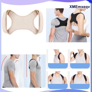 [xmemxeqv] corrector de postura, soporte de columna y espalda para cuello, espalda, hombros, ajustable y transpirable