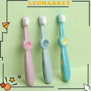 ledmarket cepillo de dientes de bebé ligero seguro PP cerdas suaves cepillos de dientes para niños