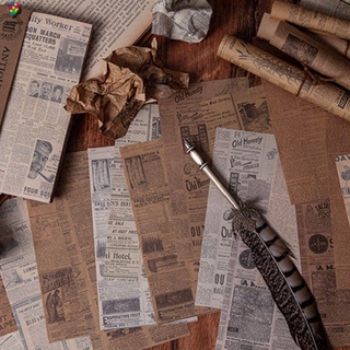 Mioshop Scrapbooking Material papel DIY papelería papel Kraft bloc de notas antiguo libro casa serie decoración papel decoración diario Scrapbooking