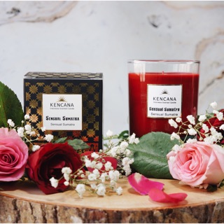 Kencana vela - Sumatra Sensual (rosas rojas) vela perfumada