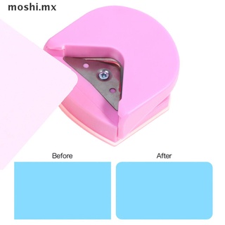 MOSHI Mini Corner Trimmer Corner Durable Rounder Punch R4 DIY Paper Cutter pink .