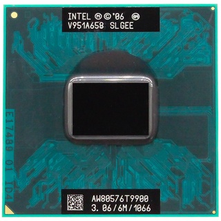 Intel Core Duo 2 T9900 Slgee 3.0 Ghz Dual Thread Processador Cpu 6 M 35 W Soquete P