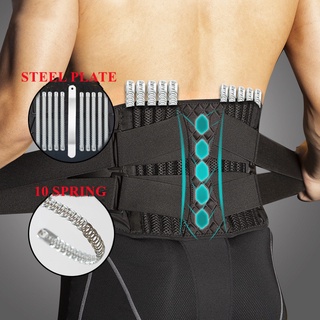 Ortopédico inferior de la espalda de la cintura entrenador de la cintura de la columna vertebral soporte Lumbar hombres mujeres transpirable Fitness gimnasio cinturón