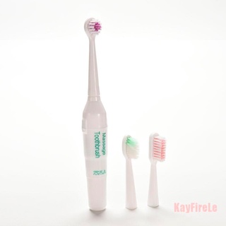 Kayfirele - limpiador eléctrico para masaje, masajeador de dientes con 3 cabezas de cepillo