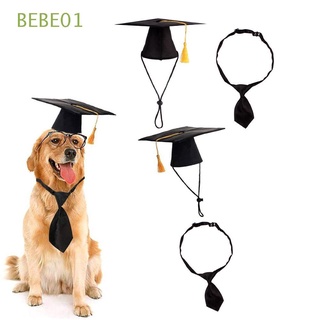 BEBE01 Moda Trajes De Graduación De Mascotas Sombreros de fiesta Ropa de fotografía Corbata de graduación Nuevo Juguete Gorra académica Cosplay Sombrero de perro
