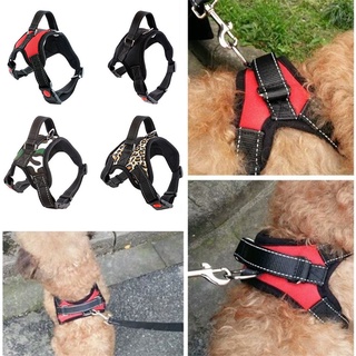 Pet Dog Adjustable Safety Harness Travel Strap Vest Dog Walking Harness