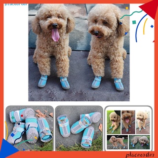 pla transpirable zapatos para mascotas/zapatos para mascotas/botas resistentes al desgaste/suministros para mascotas