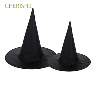 CHERISH1 Novedad Negro Regalo de los niños Gorra de mago Sombrero de bruja de Halloween Accesorio de vestuario Decorativo Decoración de accesorios Vestido de fiesta Cosplay Sombreros de disfraces