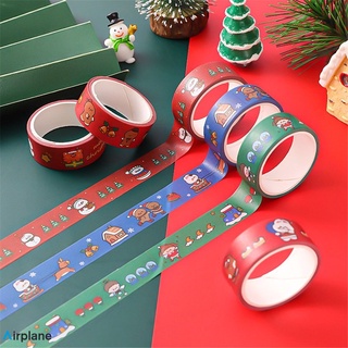 dibujos animados navidad y papel cinta linda chica mano cuenta material diy decorativo pegatina regalo de navidad ai