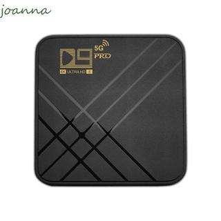 JOANNA HD Smart TV Box 2.4G 5G WIFI Reproductor multimedia WiFi Set Top Box Equipos de video Receptores de TV 1GB 8GB H.265 4K Android 10.0 D9 PRO TV Box