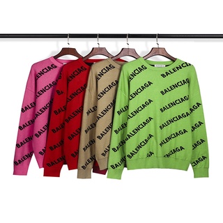 Hot sale Balenciaga Sweaters Cardigans ready stock High quality fashionable loose knit Sweaters For Women/Men