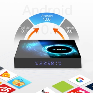 T95 Android 10.0 4 + 64G WiFi Smart Set Top TV Box Quad Core HD Media Player SpDivine