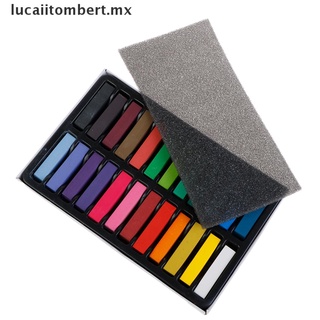 【lucaiitombert】 Hair Color Chalk Temporary Hair Dye Washable Pen Pastels Salon Washable Pastels [MX] (4)
