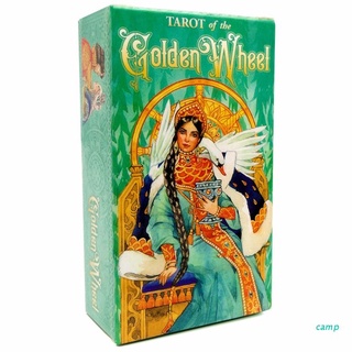 camp tarot of the golden wheel 78 cartas deck tarot juego de mesa familia fiesta oráculo