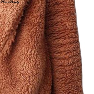 Hearsbeauty - abrigo de gran tamaño para mujer, Color puro, solapa larga, suelta para oficina (9)
