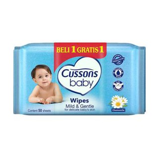 Comprar 1 obtener 1 gratis cussons toallitas limpiadoras 50s tejido húmedo bebé niño contenido de tejido húmedo 50