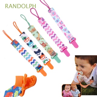randolph bebé chupete clip niño bebé chupete chupete cadena impresión anti-gota clip juguetes lindo chupete mordedor soporte de pezón