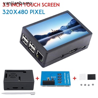 YANBA 3.5" 320*480 TFT pantalla táctil LCD pantalla caso para Raspberry Pi A B A+ 2B 3B 3B+.