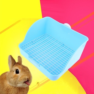 YGO Pet Potty Trainer Square Bed Pan Cage Clean Hygiene Corner Litter Bedding Box for Small Animal Rabbit Rat Hamster Ferret (7)