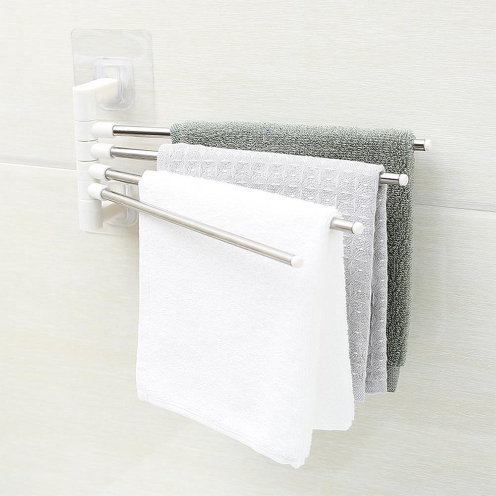 shots - percha para barra de toallas de baño giratoria, soporte antiguo, riel de pared (7)