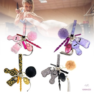 Personal Security Alarm Set Mini Self-defense Product Multi-function Keychain for Women Girls Kids