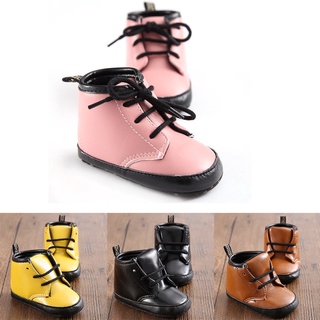 #TY primavera otoño bebé niños niñas suave cuero PU zapatos botas