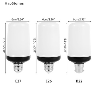 Haostones 1/2Pack LED efecto llama bombillas de fuego 4 modos efecto parpadeante iluminación MY (9)