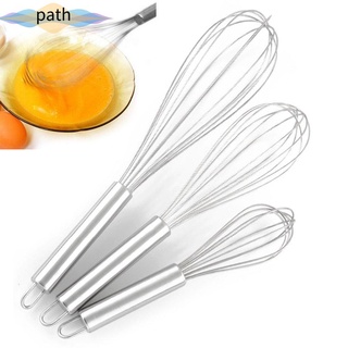 Path herramienta de cocina de acero inoxidable Manual de cocina batidor de huevo batidor nuevo hornear batidor de mano mezclador