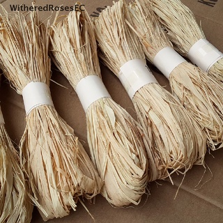 [witheredrosesec] 1 pc/set raffia natural reed tying craft cinta papel twine 30g venta caliente