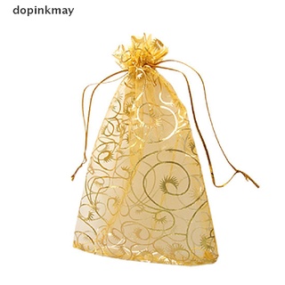 dopinkmay 100pc organza joyería bolsas de embalaje de boda fiesta favor caramelo bolsas de regalo mx