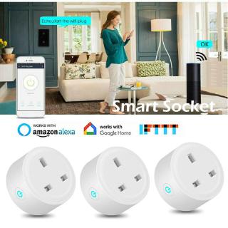 16a Smart WIFI enchufe enchufe interruptor de alimentación APP temporizador de Control remoto compatible con Amazon Alexa/Google Home/IFTTT/