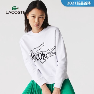 Lacoste ropa de cocodrilo francés mujer primavera nueva moda impreso casual deportes suéter mujeres |Sf0640