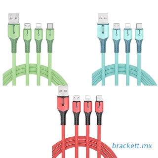 brack multi cable de carga con tipo c, cable multi cargador cable usb cable de carga rápida adaptador, conectores de puerto micro usb