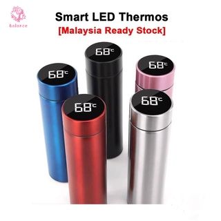 Thermos Termo De Vacío Inteligente LED Para Pantalla De Temperatura , Mantener Caliente Y Frío Botella 500ml