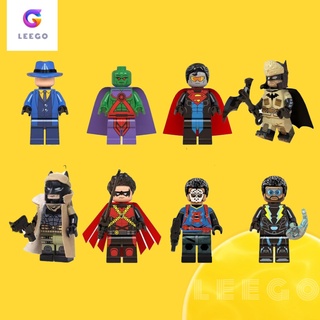 Leego Lego minifiguras juguete doliente héroe serie demonio hijo rojo bloques niño collar herramientas de construcción juguetes