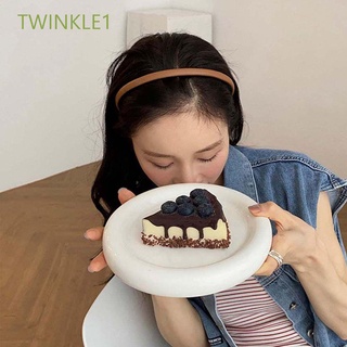 Twinkle1 dulce estilo coreano diadema temperamento delgado banda de pelo de las mujeres aro de pelo todo-partido para niñas Famale cuero moda Simple tocado/Multicolor