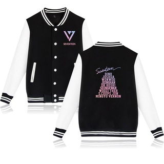 Seventeen Baseball Jacket Coats Harajuku Baseball Jacket Xxs To Streewears