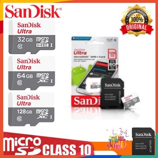 Tarjeta de memoria Micro SD 16gb/32gb/64gb/128GB/80mb/s Ultra clase 10 SD Sandisk