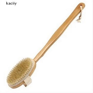 kaciiy - cepillo de baño de madera natural para ducha, cepillo de espalda, spa, regalo mx