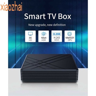 x MQ + S Red Decodificador AMLOGIC TV BOX 4K HD player Android xiaozhai