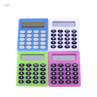 FRUM Mini calculadora electrónica portátil calculadora de Color caramelo estudiantes uso escolar
