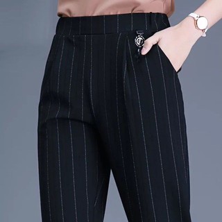 women's casual sports pants women's large size black pants loose and thin (1)