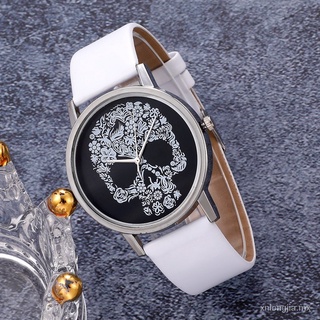 🙌 Reloj de mujer Reloj de cuarzo analógico Reloj de cuero informal para mujer Regalo de Halloween DZhv (1)