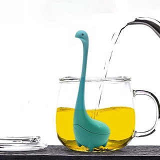 Colador de té nuevo buen lago de agua infusor de té de silicona creativo colador de té