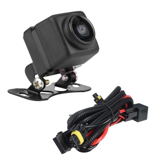 1Pcs Car Fog Light Relay Harness H11 880 Relay Adapter & 1x 180 Degree Car Camera Large Wide-Angle Front Camera