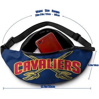 Zjl Cleveland baloncesto Cava-liers diseño Simple bolsa de cintura (2)