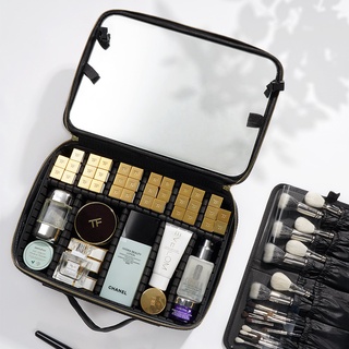 Bolsa de maquillaje de gran capacidad, bolsa de almacenamiento portátil para maquillaje (3)