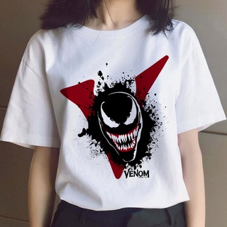 Cool The Venom Spider ManT Camisa Negro Rojo Veneno Viuda Araña Hombre Superhéroe Camiseta Divertida Gráfica 90s Top Camisetas Macho