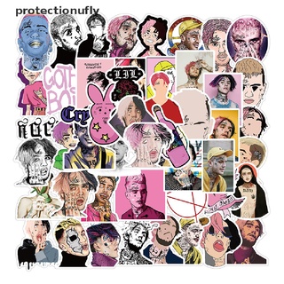 Pfmx 50Pcs Lil Peep PVC Stickers Decal Vinyl For Guitar Laptop Skateboard DIY Sticker Glory (9)