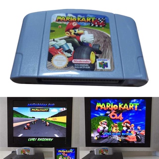 For Nintendo N64 Mario Kart 64 Video Game Cartridge Console Card US Version